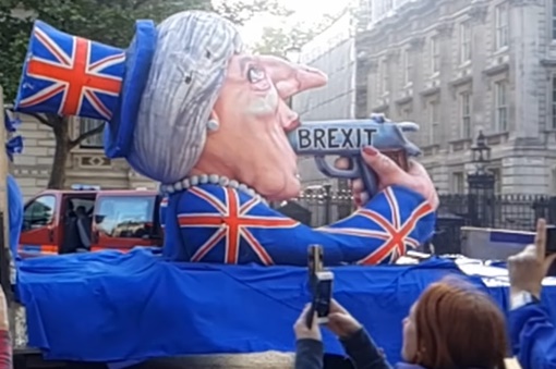 brexit carnival float