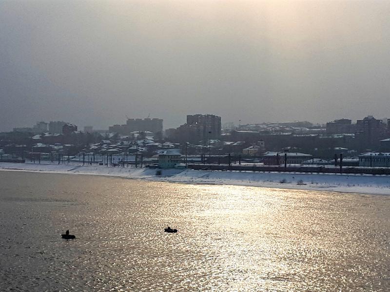 angara river bridge irkutsk