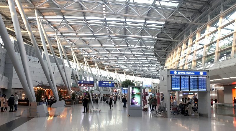 dusseldorf airport terminal gas incident