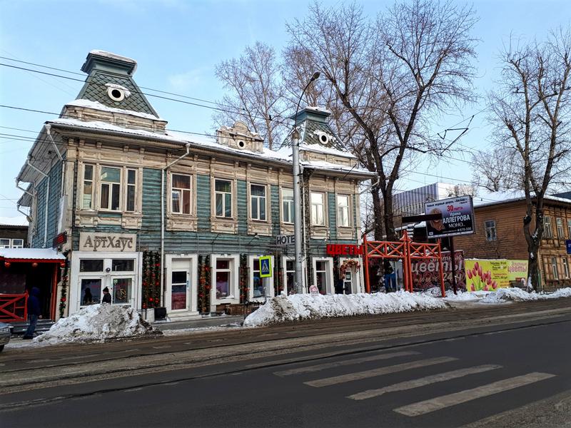 irkutsk wooden building