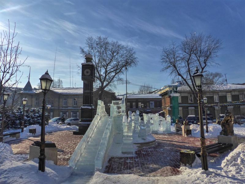 ice sculpture big ben irkutsk trip report guide winter