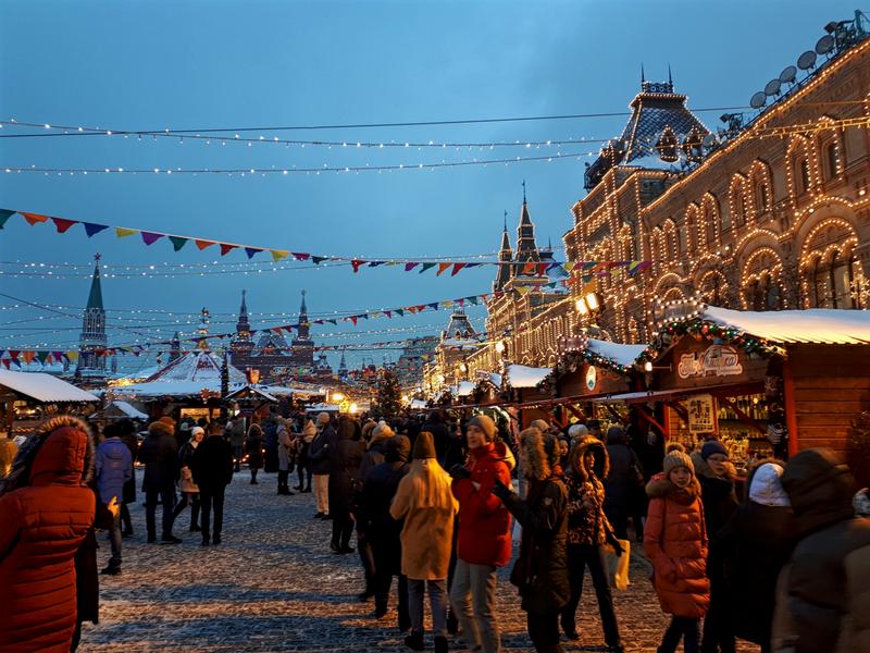 moscow red square christmas market