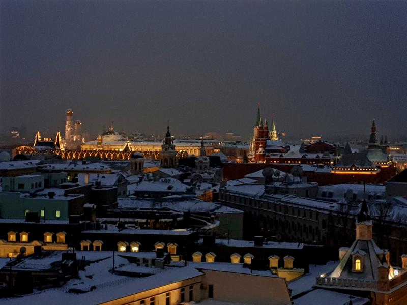 rooftop view moscow shopping centre