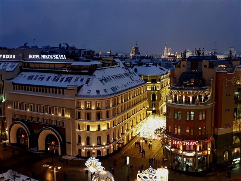 moscow rooftop view shopping centre