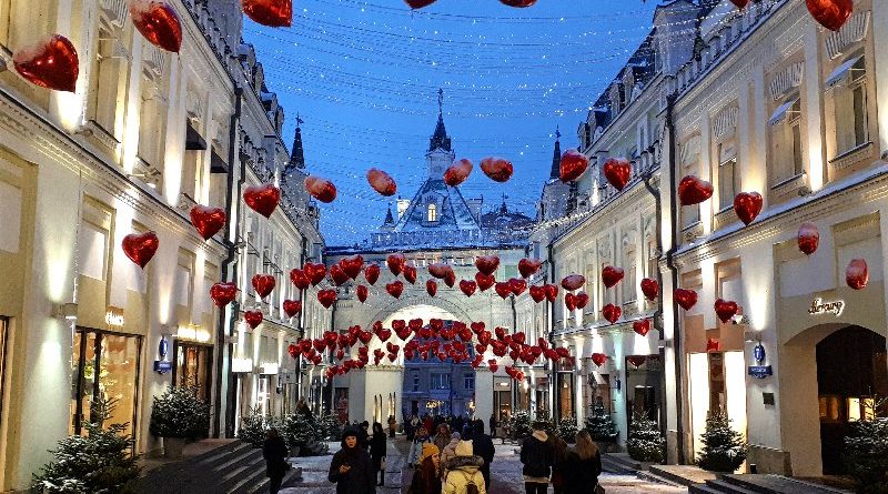 hearts valentine's day moscow