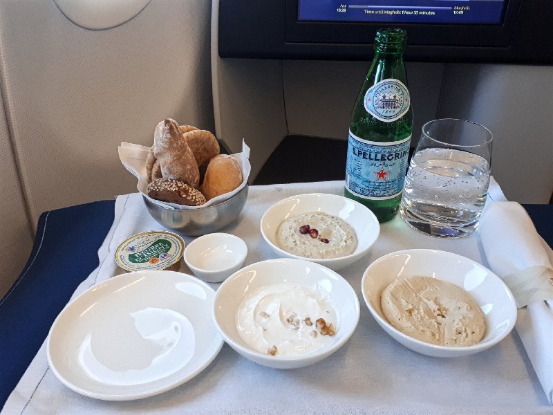 arabic mezze saudia review a320 business class