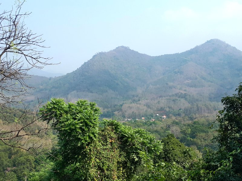 kuang si jungle view