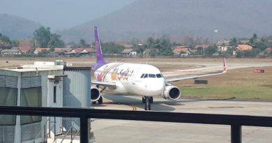 thai smile review luang prabang airport