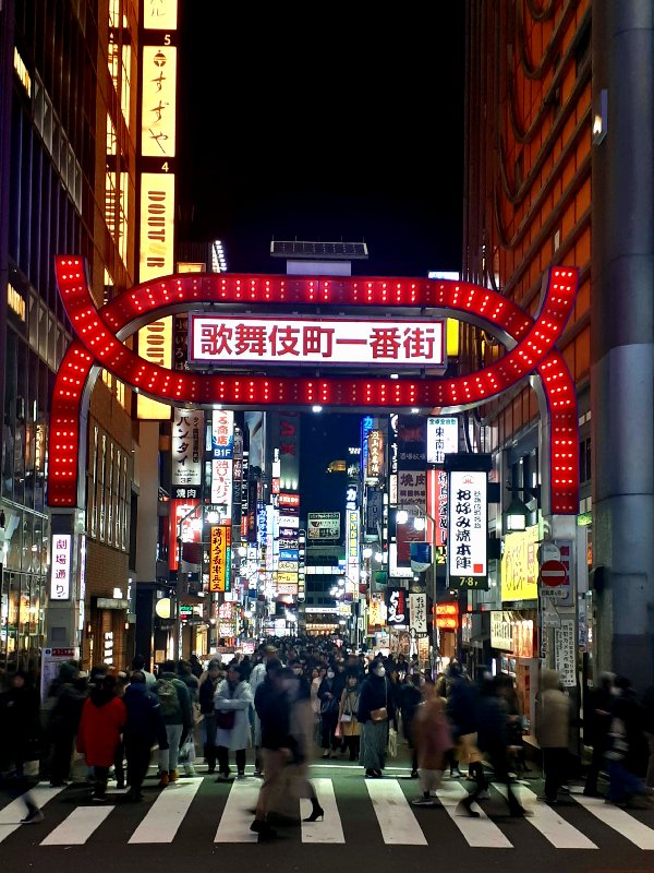 ichiban gai gate kabukicho shinjuku tokyo japan