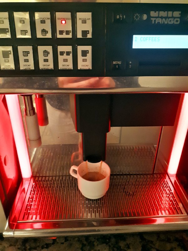 lounge coffee machine