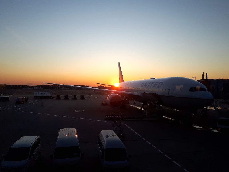 united club tokyo narita sunset