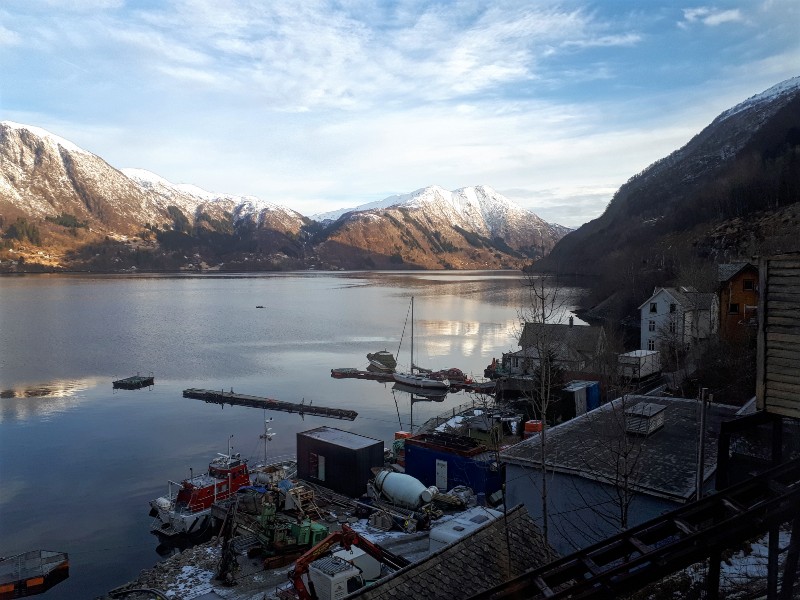 bergen oslo train fjord view sørfjorden