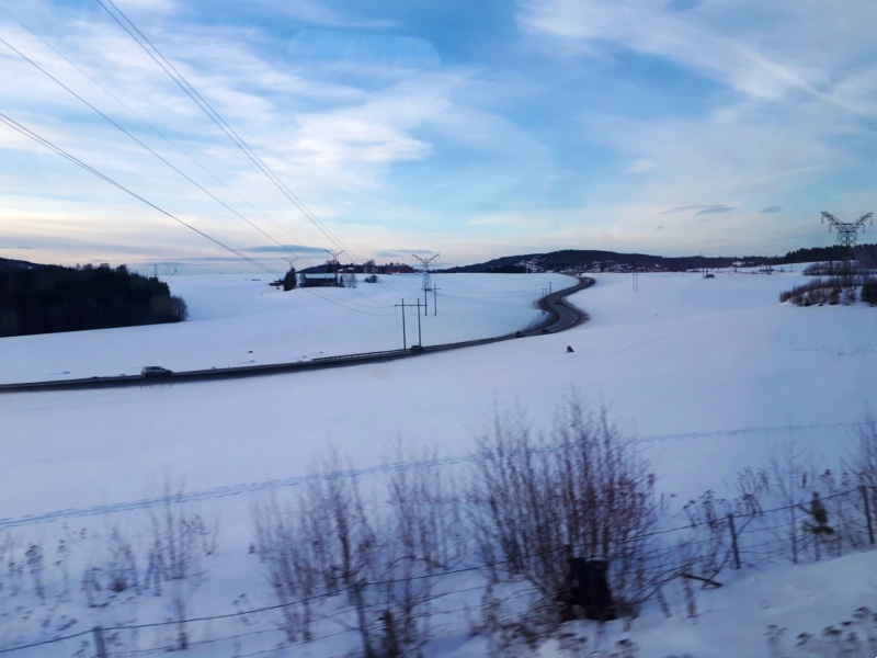 sunset bergen oslo train