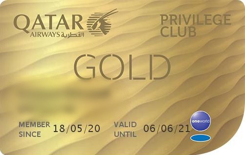 qatar airways privilege club gold card status match
