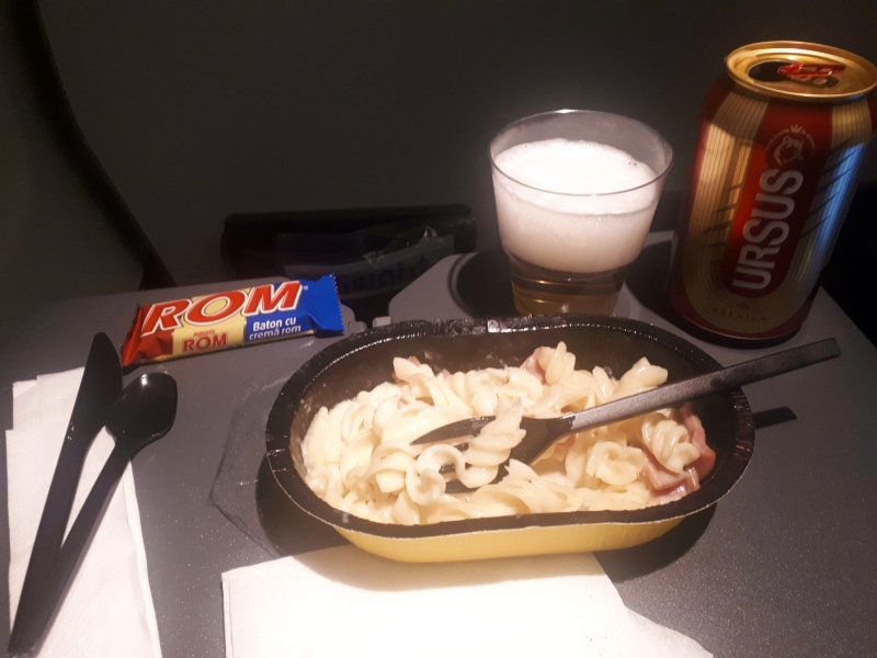 tarom meal economy class review