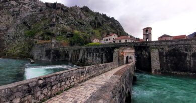 kotor old town north river gate