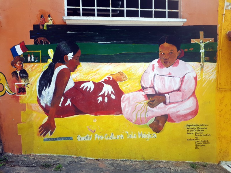 taboga town mural