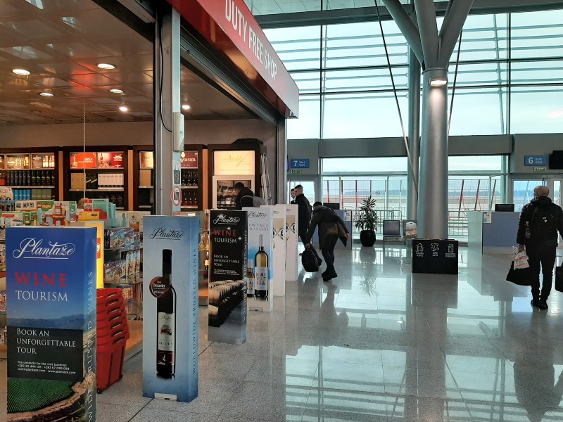 podgorica airport duty free