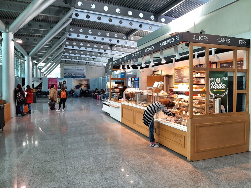 podgorica airport cafe