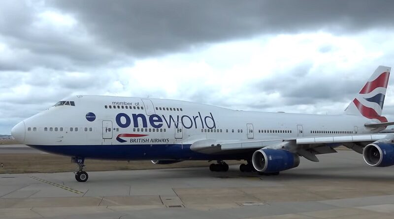 british airways boeing 747