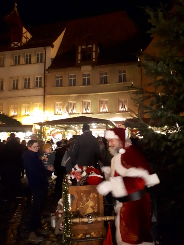 santa christmas market rothenburg