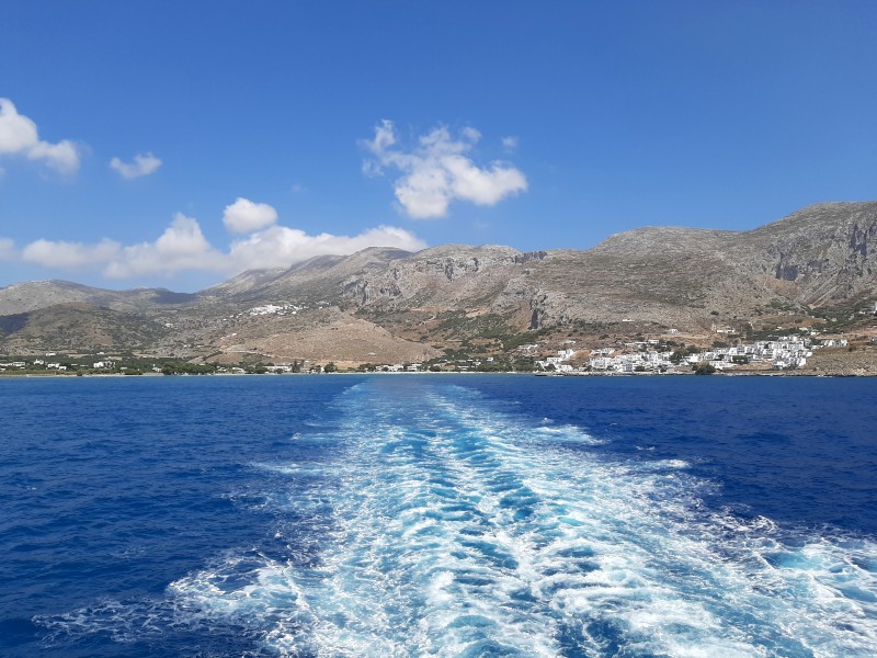 amorgos departure