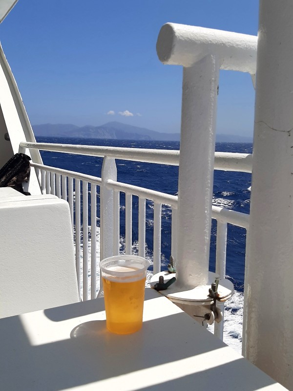 beer ship greece