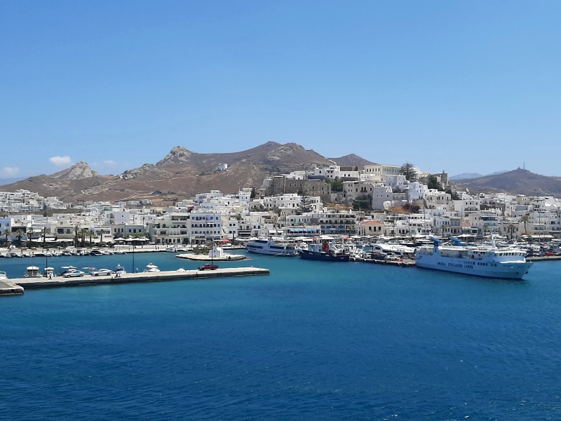 naxos blue star ferries view