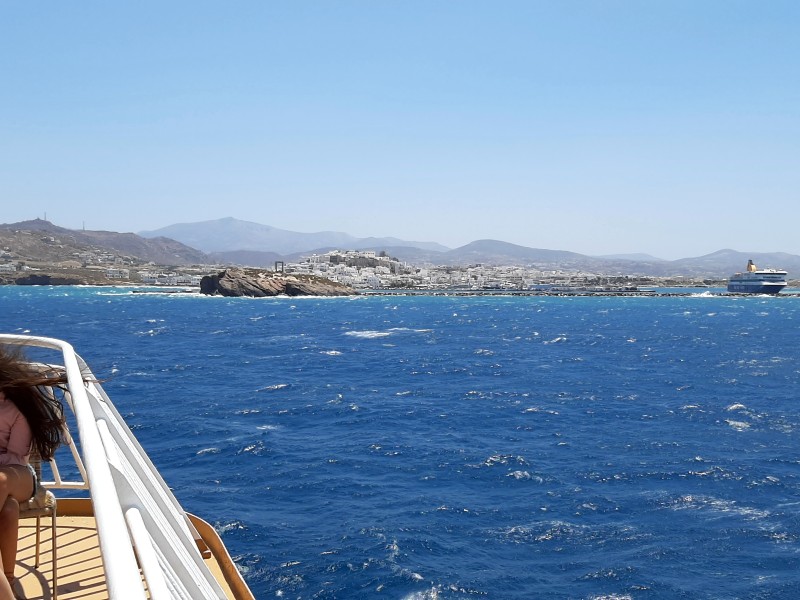 naxos town departure ferry