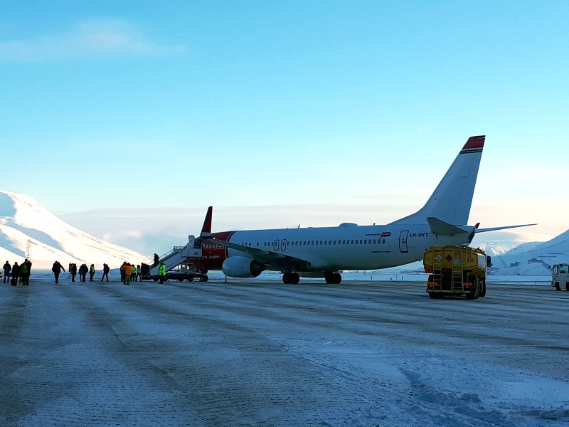 norwegian long haul longyearbyen svalbard