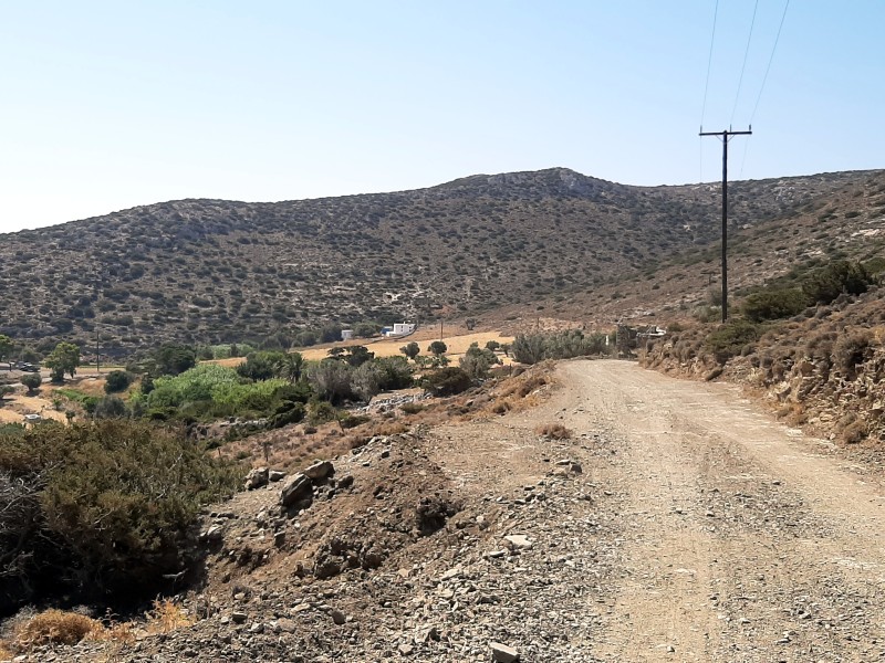 gravel road astypalaia