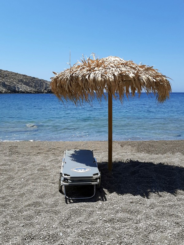 sunbed greece vatses astypalea island