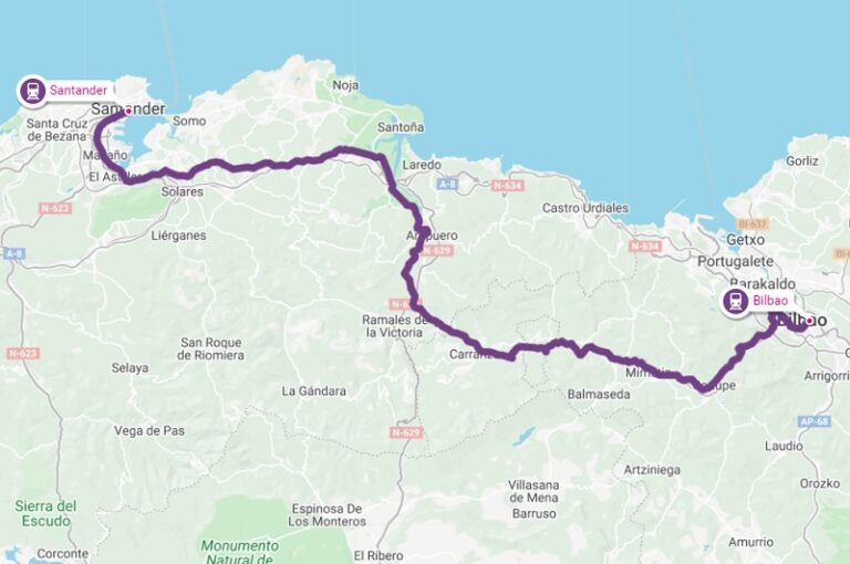 Spanish Slow Travel FEVE Train Santander to Bilbao Paliparan