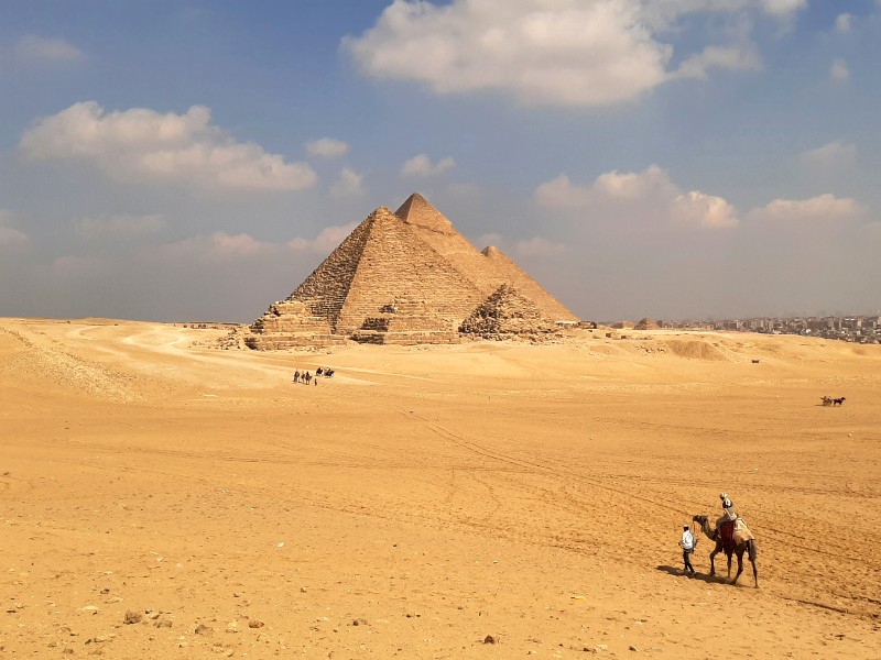 giza pyramids complex egypt trip report