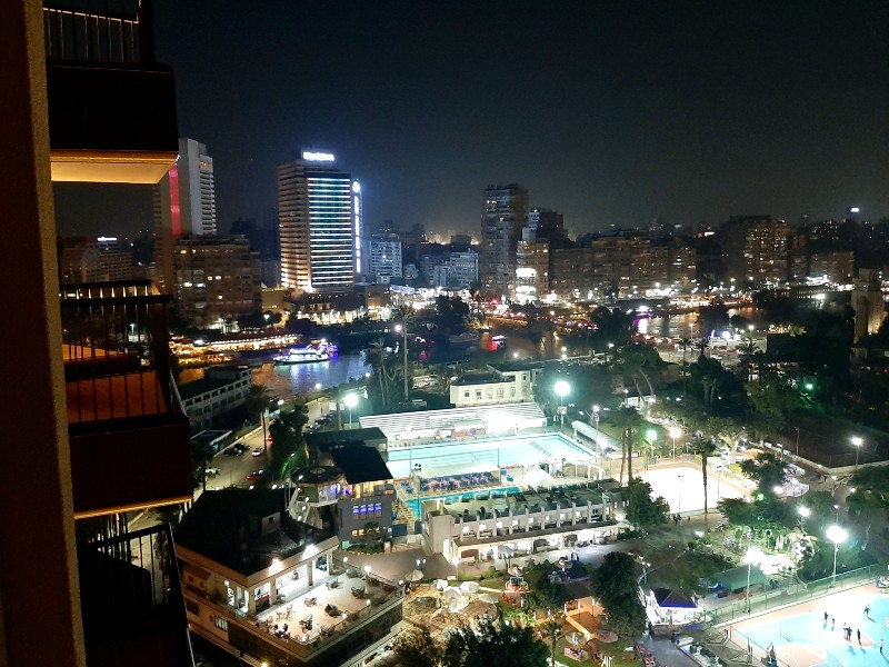 cairo night skyline