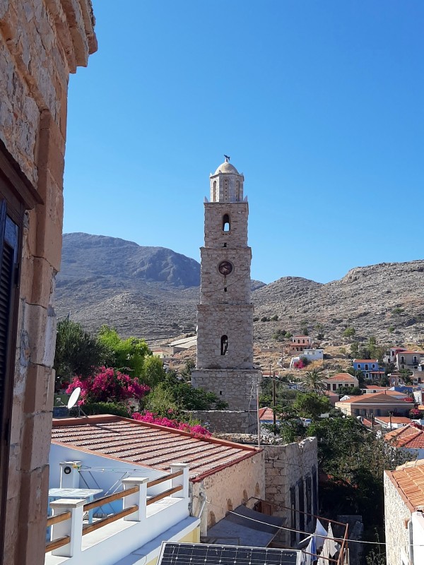 halki town island greece