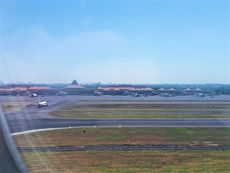 surabaya airport take-off