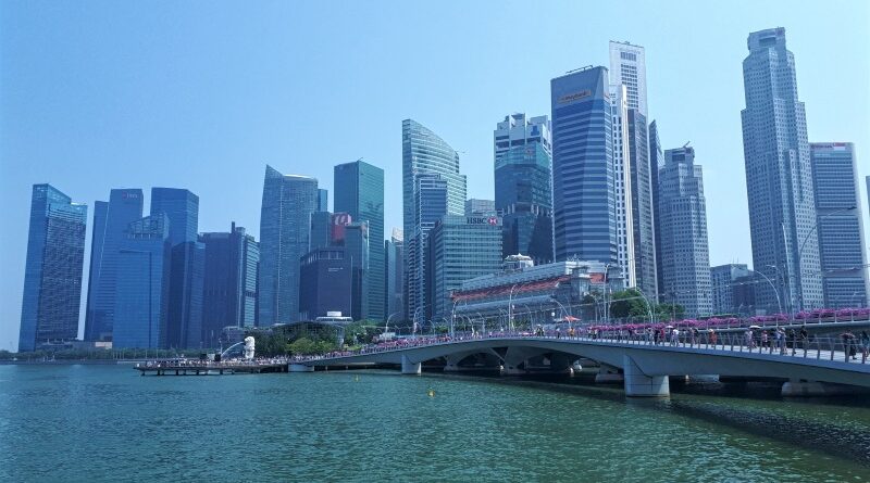singapore esplanade skyline