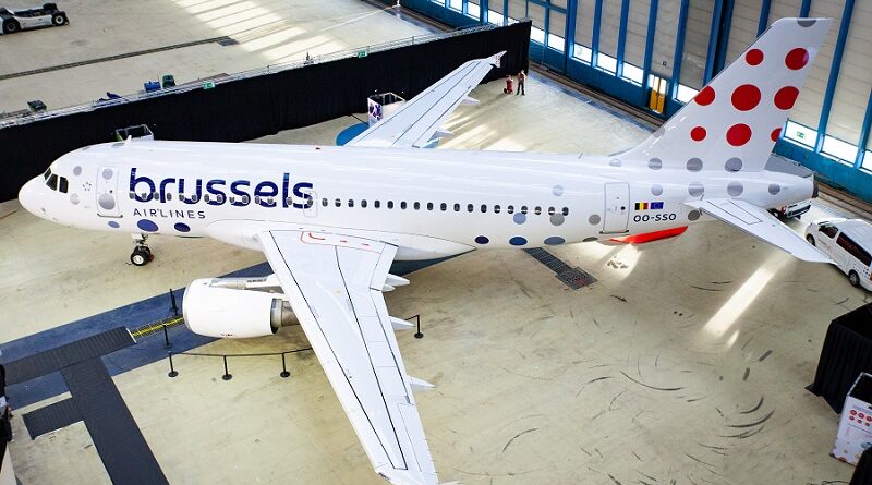 brussels airlines new logo livery