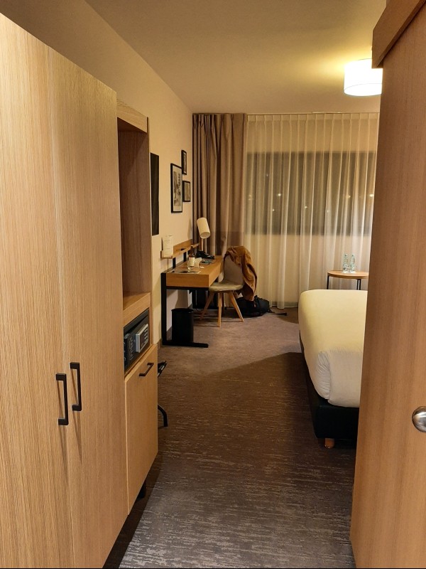 hallway hotel room