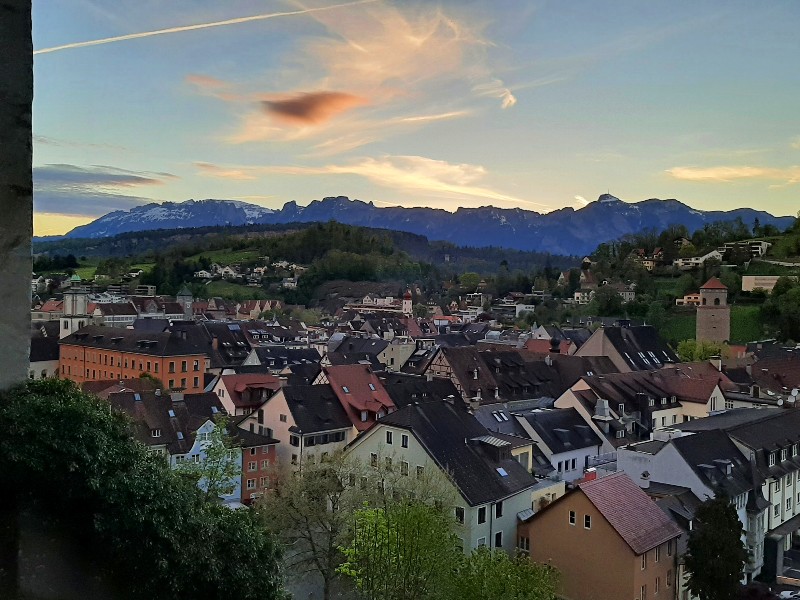 feldkirch sunset view