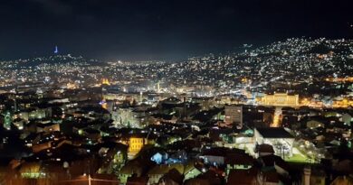 sarajevo bosnia night view