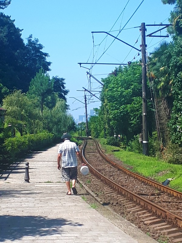 railway line georgia batumi