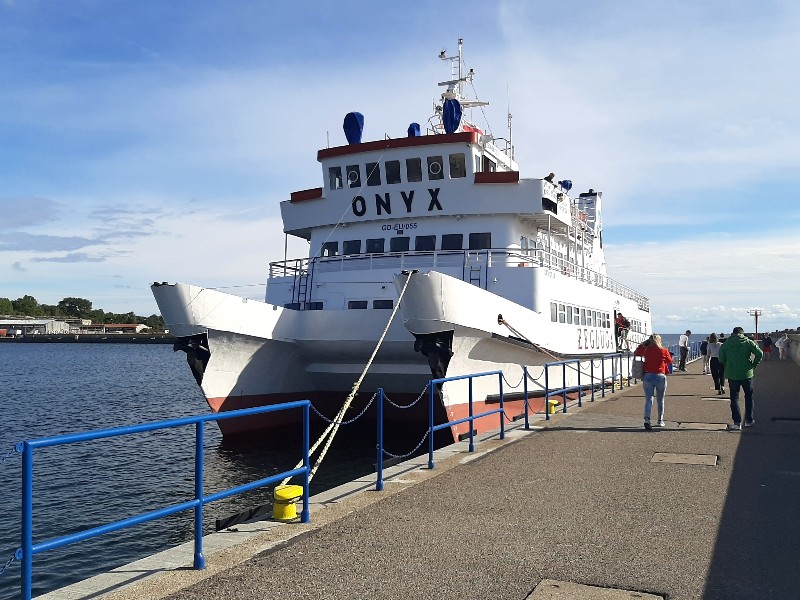m/s onyx zegluga catamaran ferry gdansk hel