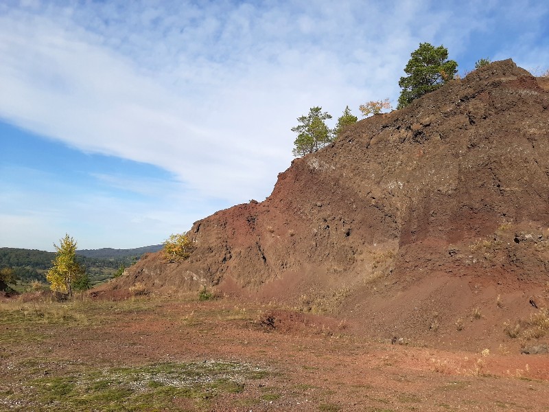 red volcanic rock