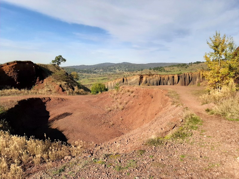 crater volcano racoș