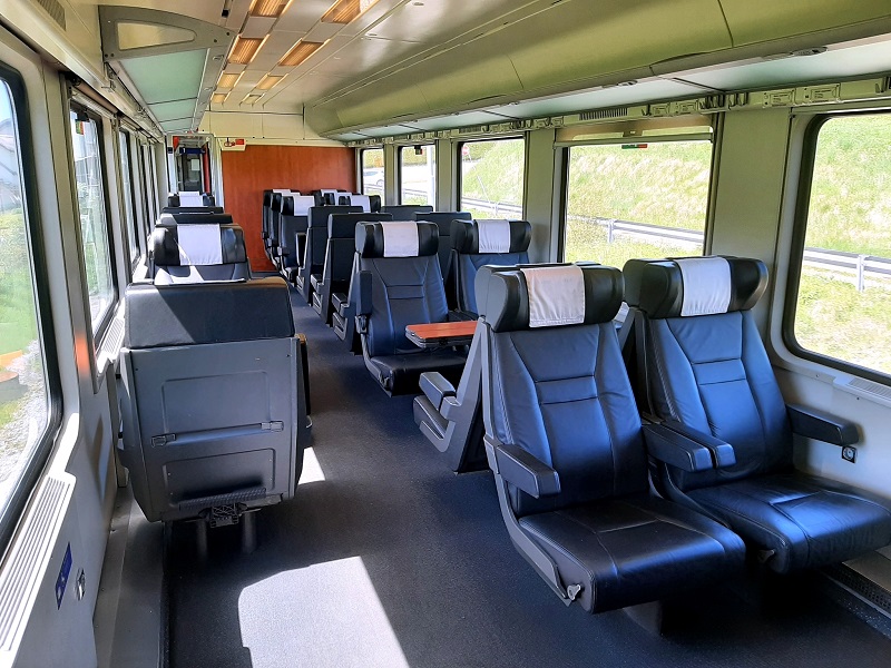 1st class obb austrian railways vienna ljubljana emona