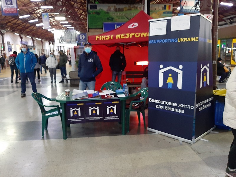gara de nord volunteers refugees ukraine