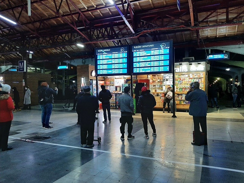 bucharest gara de nord platform