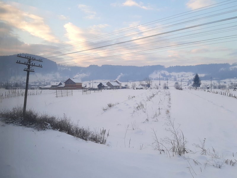 sleeper train view romania